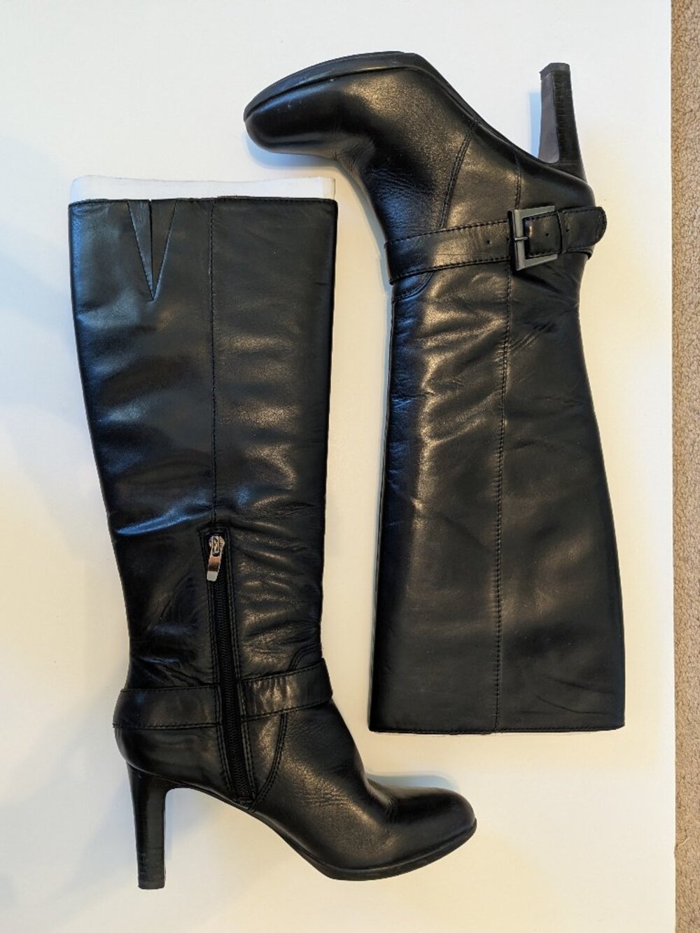 Enzo Angiolini Pellechia knee high leather boots